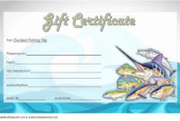Fishing Gift Certificate Template New Fishing Gift in Fishing Gift Certificate Editable Templates