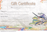 Fishing Trip Gift Certificate Template Free (1St Design) In pertaining to Best Fishing Gift Certificate Template