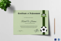 Free 15+ Sample Football Certificate Templates In Pdf | Psd regarding Best Coach Certificate Template Free 9 Designs