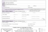 Free 5+ Death Certificate Forms In Pdf | Ms Word intended for Unique Blank Death Certificate Template 7 Documents