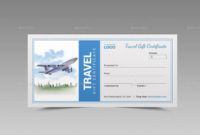 Free 60+ Sample Gift Certificate Templates In Pdf | Psd | Ms with regard to Fresh Travel Gift Certificate Editable
