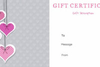 Free Printable Anniversary Gift Vouchers – Customize Online for Anniversary Gift Certificate