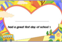 Free Printable Back To School Certificates,. Not Editable with Unique First Day Of School Certificate Templates Free