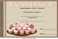 Free Printable Bake Off Certificates within Bake Off Certificate Template