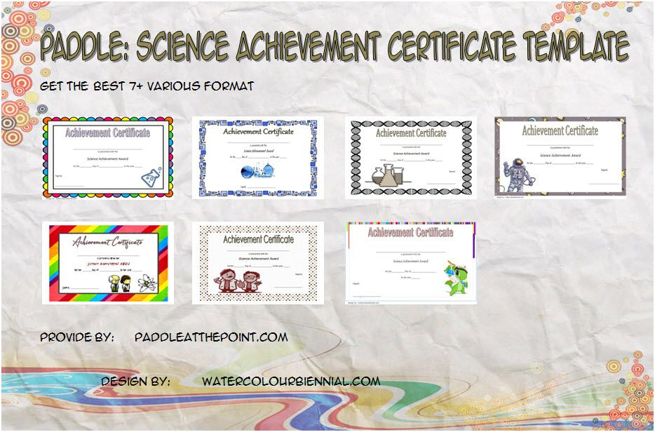 Free Printable Science Achievement Certificatespaddle In inside Science Achievement Certificate Template Ideas