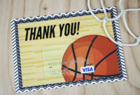 Free Printable} This Basketball Gift Is A Slam Dunk | Gcg regarding Fresh Basketball Gift Certificate Template