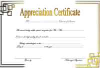 Free Retirement Certificate Of Appreciation Template 3 In with Unique Free Retirement Certificate Templates For Word
