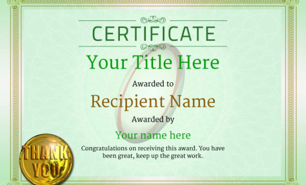 Free Rugby Certificate Templates - Add Printable Badges &amp; Medals for Rugby Certificate Template