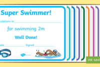 Free! – Swimming Certificate Templates – Physical Education for Editable Swimming Certificate Template Free Ideas