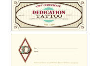 Free Tattoo Gift Certificate Template, Download Free Clip with regard to Unique Tattoo Gift Certificate Template Coolest Designs