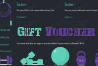 Gym-Exercise-Gift-Certificate-Template (Gift Certificate for Fitness Gift Certificate Template