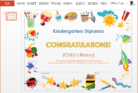 How To Make A Printable Kindergarten Diploma Certificate throughout Unique Daycare Diploma Template Free