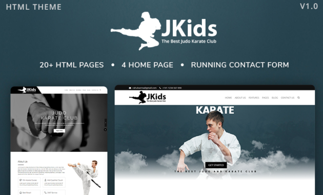 Jkids - Judo Karate And Martial Art Html Website Template intended for Free 24 Martial Arts Certificate Templates 2020