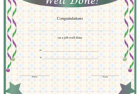Job Well Done Certificate Template Download Printable Pdf with regard to Well Done Certificate Template