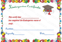 Kindergarten Diploma Certificate In 2020 | Kindergarten within Fresh Kindergarten Completion Certificate Templates