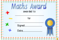 Math Certificate Templates Pdf. Download Fill And Print For pertaining to Math Award Certificate Template