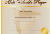Most Valuable Player Award Certificate Template Download within Best Mvp Certificate Template