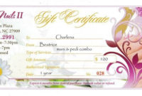 Nail Salon Gift Certificates At Klassy Nails Ll In Elizabeth pertaining to Nail Salon Gift Certificate