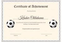 National Youth Football Certificate Template With Football intended for Best Youth Football Certificate Templates