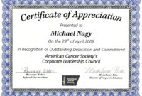 Nice Editable Certificate Of Appreciation Template Example with Certificate Of Appreciation Template Word