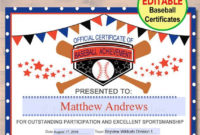 Pin On Baseball Ideas for Fresh Baseball Achievement Certificates