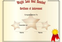 Pin On Certificates intended for Best Weight Loss Certificate Template Free