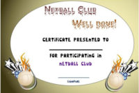 Pindemplates | Small Business Dig On Netball In 2020 for Netball Participation Certificate Templates