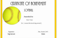 Pinellen Hagstrom On Sport In 2020 | Softball Awards regarding Free Softball Certificates Printable 10 Designs