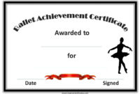 Pinsarah Collins On Glam In 2020 | Certificate Templates throughout Ballet Certificate Templates
