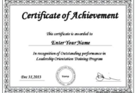Powerpoint Award Certificate Template (7) – Templates inside Physical Fitness Certificate Template 7 Ideas
