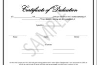 Printable Child Dedication Certificate Templates within Best Baby Dedication Certificate Templates