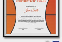 Psd | Free &amp; Premium Templates | Basketball Awards, Awards inside Basketball Certificate Template
