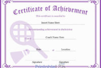 Purple Heart, Pink Lace And Trendy Pink Badminton in Badminton Certificate Templates