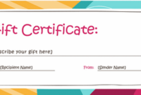 Restaurant Gift Certificate Template | Gift Certificate in Best Restaurant Gift Certificates Printable