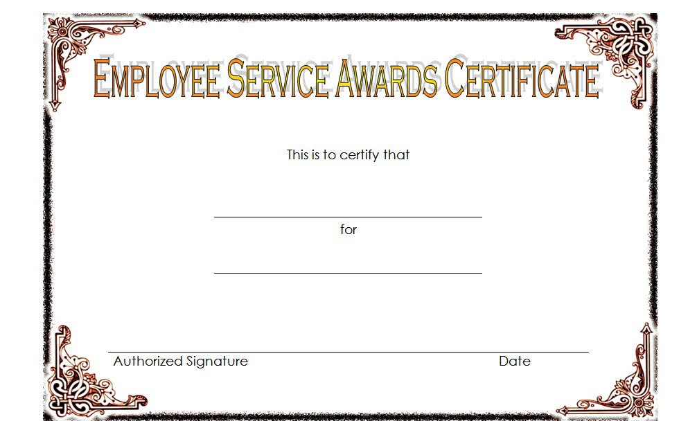 Service Certificate Template Free [11+ Top Ideas] in Years Of Service Certificate Template Free 11 Ideas