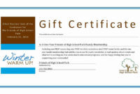 Silent Auction Gift Certificate Template Lovely Certificate throughout Silent Auction Certificate Template 10 Designs 2019