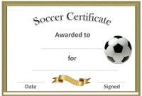 Soccer Award Certificates | Soccer Awards, Soccer regarding Fresh Soccer Certificate Template Free