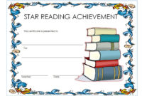 Star Reader Certificate Template Free 1 In 2020 | Reading intended for Unique Star Reader Certificate Template Free