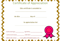 Student Certificate Of Appreciation – Free Certificate inside Fresh 10 Science Fair Winner Certificate Template Ideas