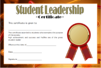 Student Leadership Certificate Template 5 Free | Student inside Student Leadership Certificate Template