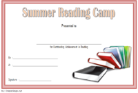 Summer Reading Certificate Template Free 2 Di 2020 intended for Summer Reading Certificate Printable