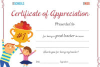 Teacher Appreciation Certificate | Parenting | Sunday School within Teacher Appreciation Certificate Templates