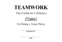 Teamwork Award 1 | Free Word Templates Customizable Wording within Free Teamwork Certificate Templates