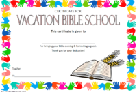 The Best Vbs Certificate Printable – Mason Website for Best Vbs Attendance Certificate Template