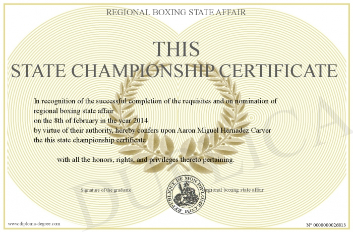 This-State-Championship-Certificate with Best Certificate Of Championship