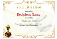 Use Free Baseball Certificate Templates -Awardbox with regard to Fresh Baseball Achievement Certificates