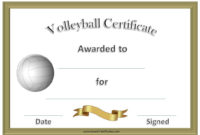Volleyball Awards | Coaching Volleyball, Volleyball intended for Unique Volleyball Certificate Templates