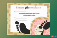 Weight Loss Fitness Classes Gift Certificate Template – Gct intended for Best Weight Loss Certificate Template Free