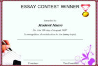 Winner Certificate Template : 40+ Word Templates [ For for Fresh Writing Competition Certificate Templates